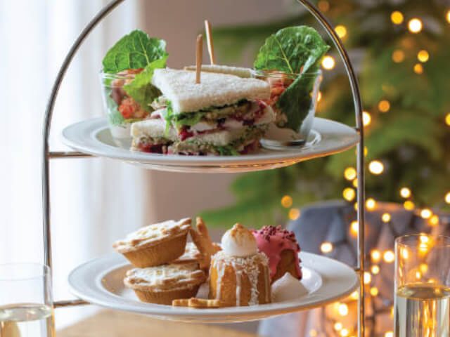 Festive Afternoon Tea Mixed Lumley Castle Hotel