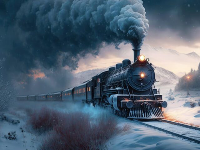 Polar Express Lumley Castle Hotel